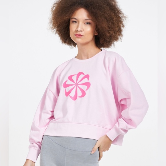 Nike Icon Clash Pink Sweater - Picture 5 of 5